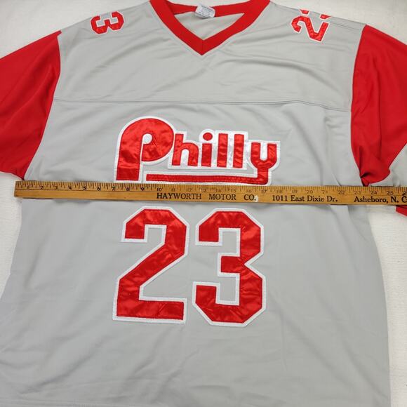 Vtg Vectra Jersey Philadelphia Phillies Mens Sz XL Red Gray Sports Baseball Y2k - Picture 6 of 11